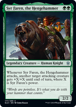 Syr Faren, the Hengehammer - Foil