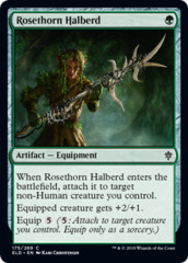 Rosethorn Halberd - Foil