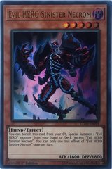 Evil HERO Sinister Necrom - LED5-EN014 - Ultra Rare - 1st Edition