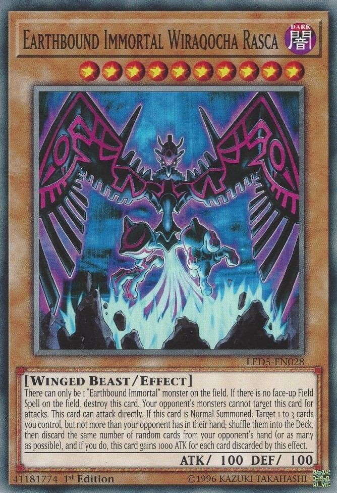 Earthbound Immortal Wiraqocha Rasca - LED5-EN028 - Common - 1st Edition