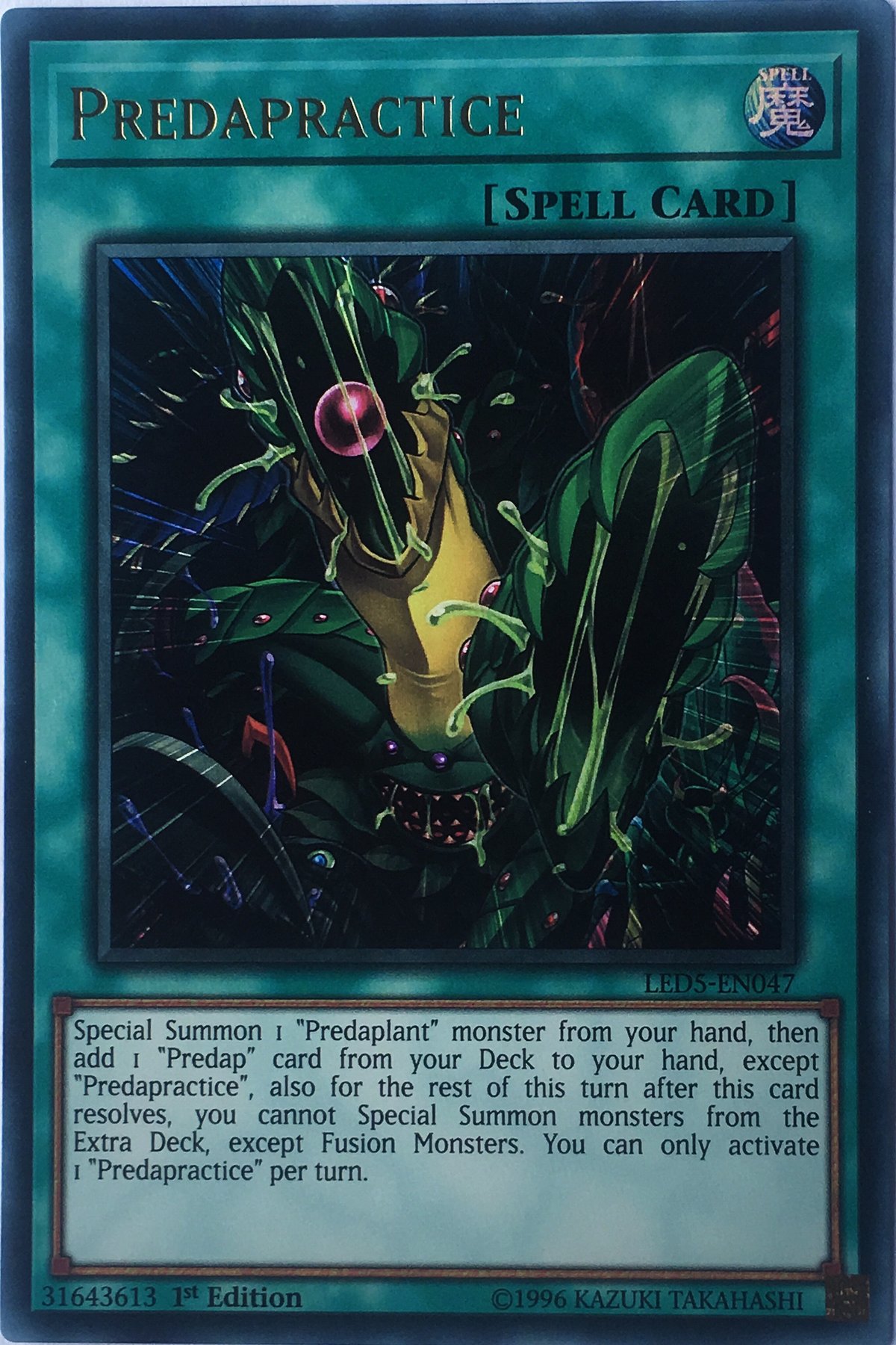 Predapractice - LED5-EN047 - Ultra Rare - 1st Edition