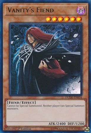 Vanitys Fiend - DUDE-EN034 - Ultra Rare - 1st Edition