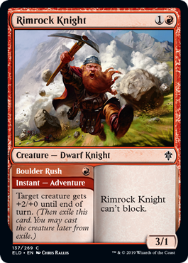 Rimrock Knight // Boulder Rush - Foil