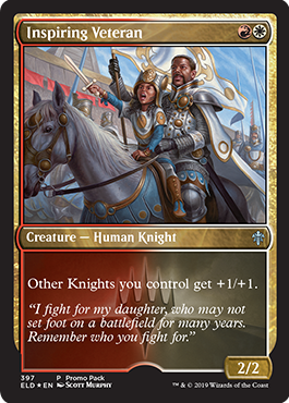 Inspiring Veteran - Foil Dark Frame Promo