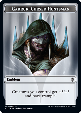 Emblem - Garruk, Cursed Huntsman