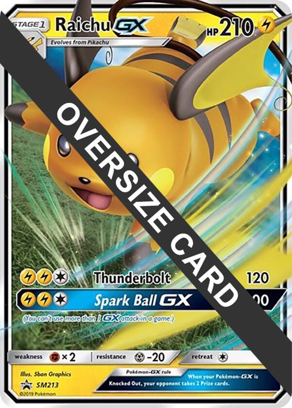 Raichu GX - SM213  - Oversized Promo