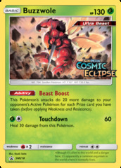 Buzzwole - SM218 - Prerelease Promo - SM Black Star Promo