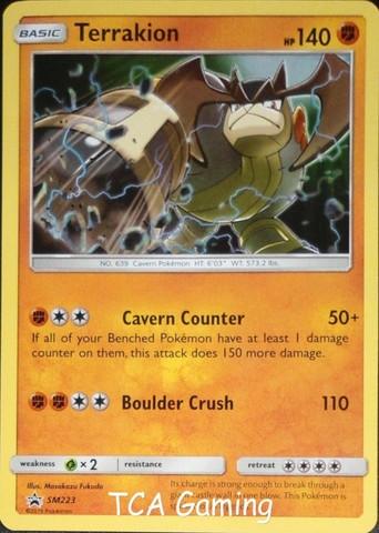 Terrakion - SM223 - SM Black Star Promo