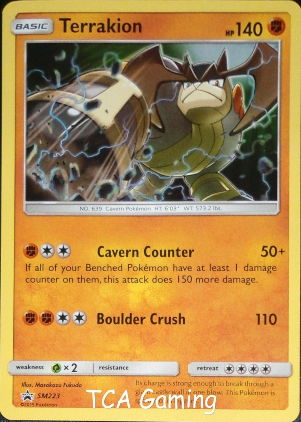 Terrakion - SM223 - SM Black Star Promo