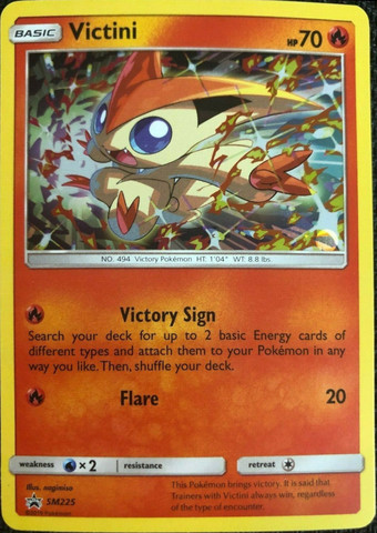 Victini - SM225 - SM Black Star Promo