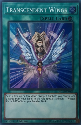 Transcendent Wings - AC19-EN022 - Super Rare - 1st Edition