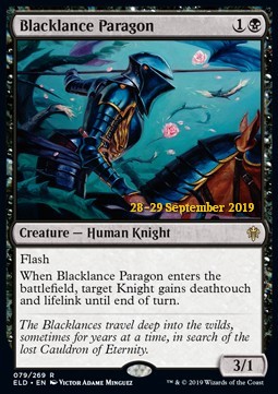 Blacklance Paragon - Foil Prerelease Promo