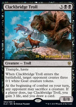 Clackbridge Troll - Foil Prerelease Promo