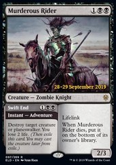 Murderous Rider // Swift End - Foil Prerelease Promo