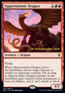 Opportunistic Dragon - Foil Prerelease Promo