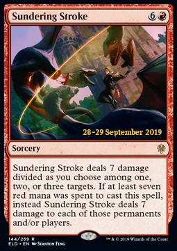 Sundering Stroke - Foil Prerelease Promo