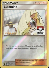 Lusamine - 153a/156 - League Challenge Alternate Art Promo - 1st Place