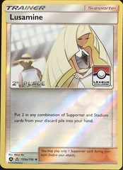 Lusamine - 153a/156 - League Challenge Alternate Art Promo - 2nd Place