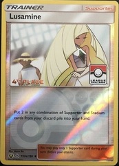 Lusamine - 153a/156 - League Challenge Alternate Art Promo - 4th Place