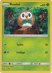 Rowlet - 1/12 - Holo - McDonald's Promo 2017