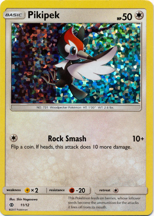 Pikipek - 11/12 - Holo - McDonalds Promo 2017