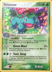 Venusaur - 28/100 - Cosmo Holo (EX Crystal Guardians Symbol)