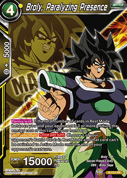 Broly, Paralyzing Presence - P-111 - PR