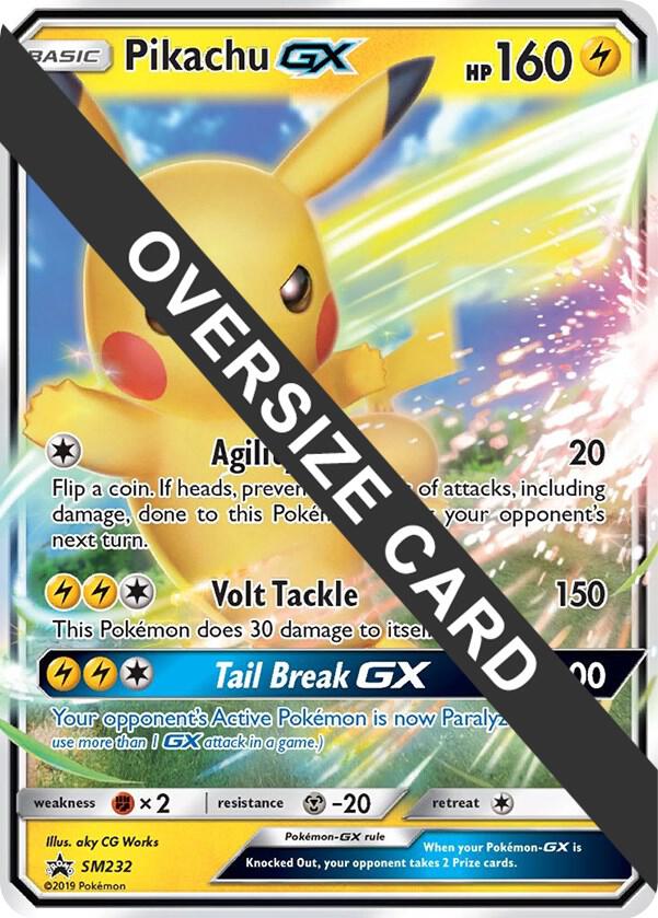 Pikachu GX - SM232  - Oversized Promo