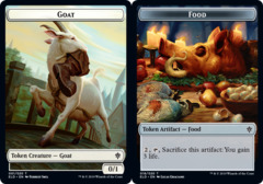 Goat Token // Food Token (018) - Foil