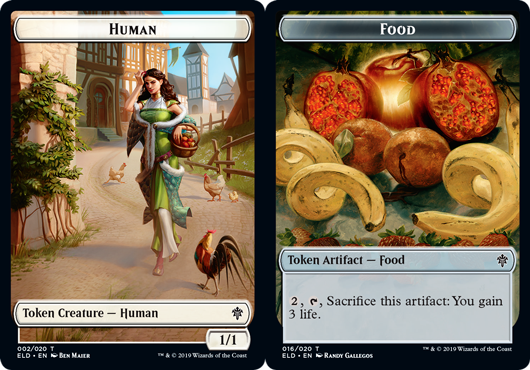 Human Token // Food Token (016) - Foil