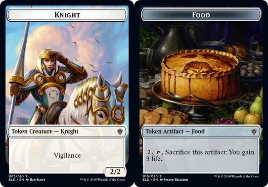 Token - Food (015) // Knight - Foil