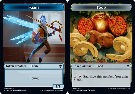 Faerie Token // Food Token (016) - Foil