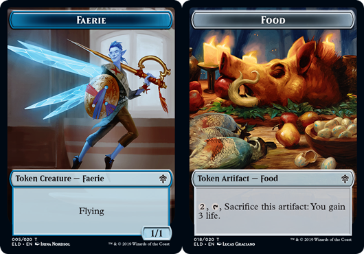 Token - Faerie // Food (018) - Foil