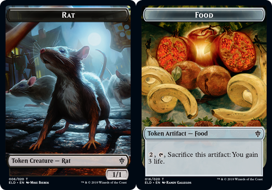 Token - Food (016) // Rat - Foil