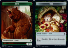 Bear Token // Food Token (017) - Foil