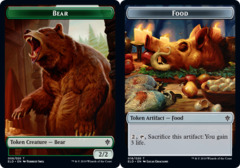 Bear Token // Food Token (018) - Foil