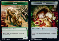 Boar Token // Food Token (017) - Foil