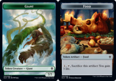 Giant // Food (18) Double-sided Token - Foil