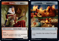 Human Rogue Token // Food Token (018) - Foil