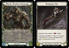 Rhinar, Reckless Rampage // Romping Club - 1st Edition