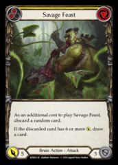 Savage Feast (Yellow) - Rainbow Foil - 1st Edition