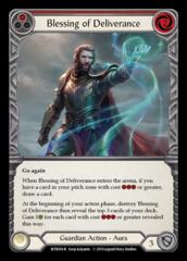 Blessing of Deliverance (Red) - Rainbow Foil - 1st Edition