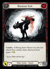 Blackout Kick (Red) - Rainbow Foil - 1st Edition