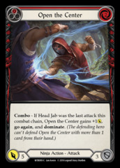 Open the Center (Red) - Rainbow Foil  - 1st Edition