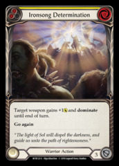 Ironsong Determination - Rainbow Foil - 1st Edition