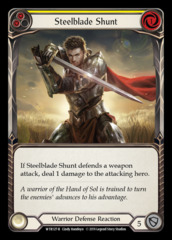 Steelblade Shunt (Yellow) - Rainbow Foil - 1st Edition