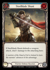 Steelblade Shunt (Blue) - Rainbow Foil - 1st Edition