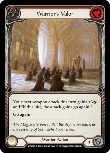 Warriors Valor (Red) - 1st Edition