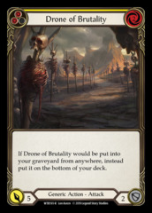 Drone of Brutality (Yellow) - Rainbow Foil - 1st Edition