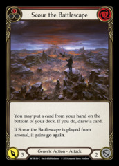 Scour the Battlescape (Red) - Rainbow Foil - 1st Edition